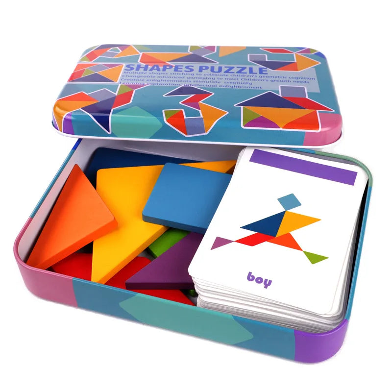 Wooden Jigsaw Puzzle – 3D Animal Toy