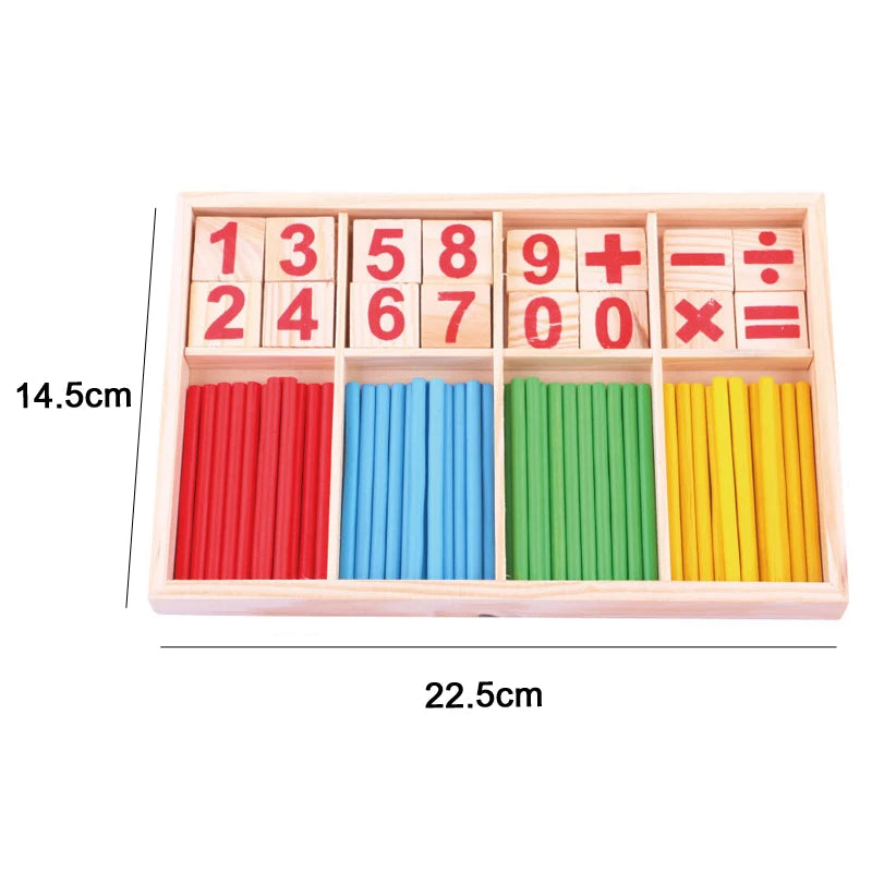 Wooden Montessori Puzzle – 3D Early Learning Toy for Kids