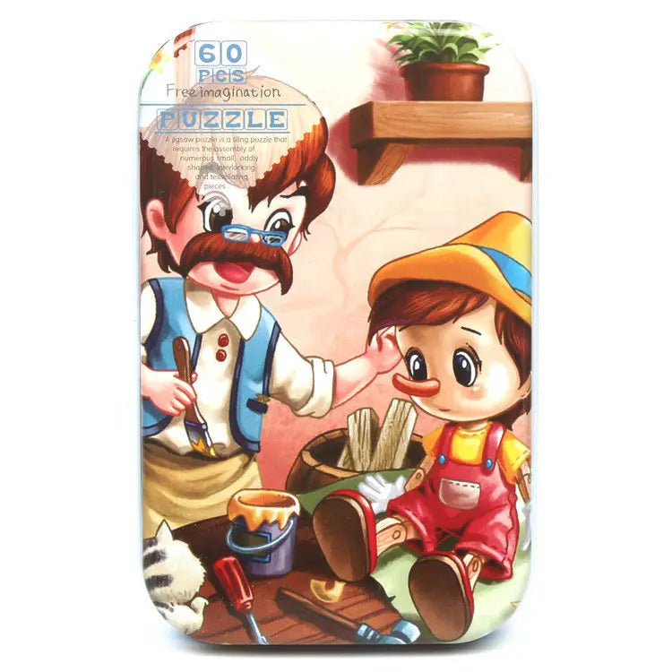 Wooden Jigsaw Puzzle – 60-Piece Animal Toy