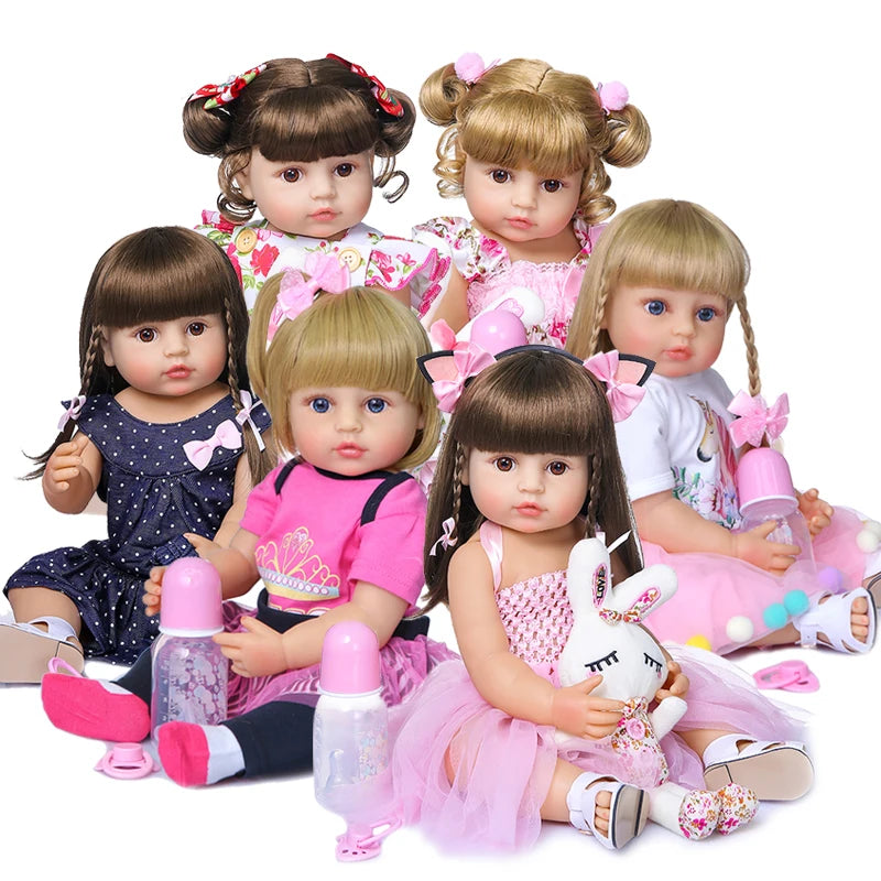20-Inch Reborn Baby Doll – Soft Silicone Toddler Doll