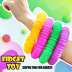 4 Pack Mini Pop Tubes Sensory Fidget Toys