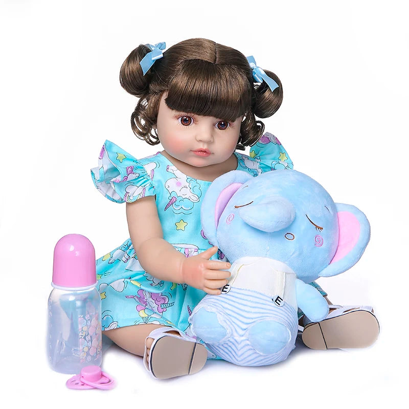 20-Inch Reborn Baby Doll – Soft Silicone Toddler Doll
