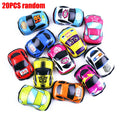 20pcs/lot Cartoon Toys Cute Plastic Pull Back Cars Plane Toy Cars for Child Mini Car Model Funny Kids Toys Kindergarten Toys DDJ