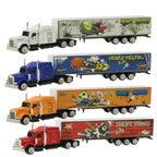 Diecast Container Truck 1:87 Alloy Vehicle Model Toy