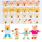 Wooden Dressing Puzzle – Animal Jigsaw Toy