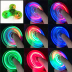 LED Fidget Spinner – Light Up Glow in the Dark Gyroscope Toy