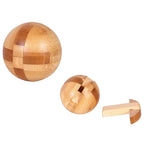 Wooden Brain Teaser Puzzle – 3D IQ Lock Montessori Game
