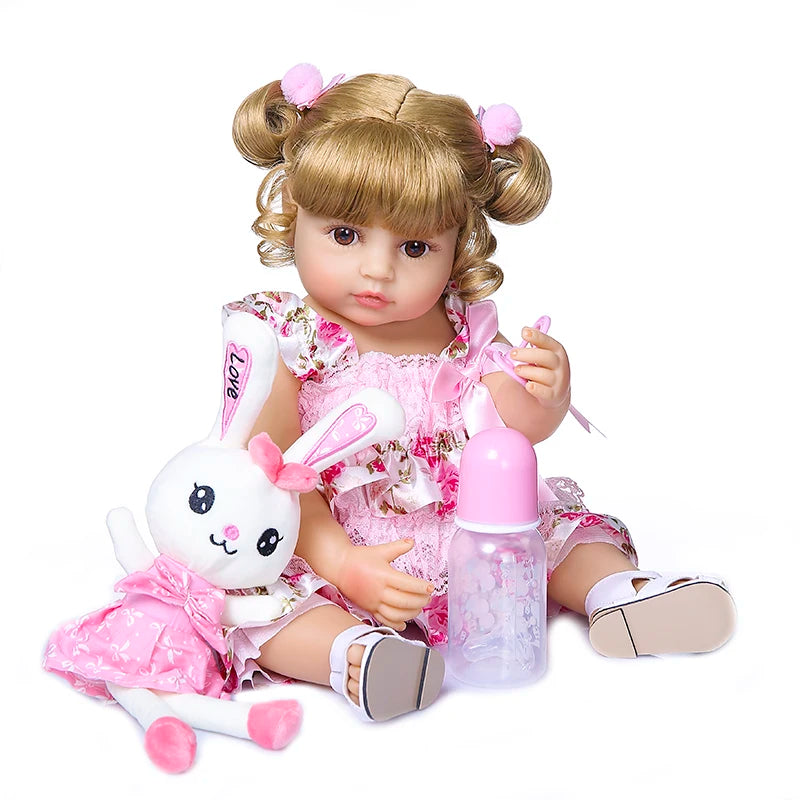 20-Inch Reborn Baby Doll – Soft Silicone Toddler Doll