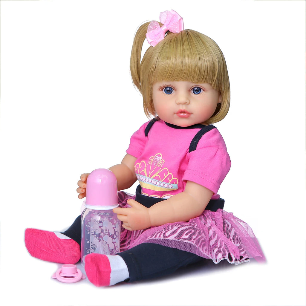 20-Inch Reborn Baby Doll – Soft Silicone Toddler Doll
