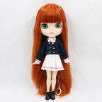 1/6 BJD Doll 30cm Red Brown Hair Jointed Body – Collectible Fashion Doll