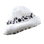 Cosplay Plush Hat – Soft Dot Pattern Costume Beanie