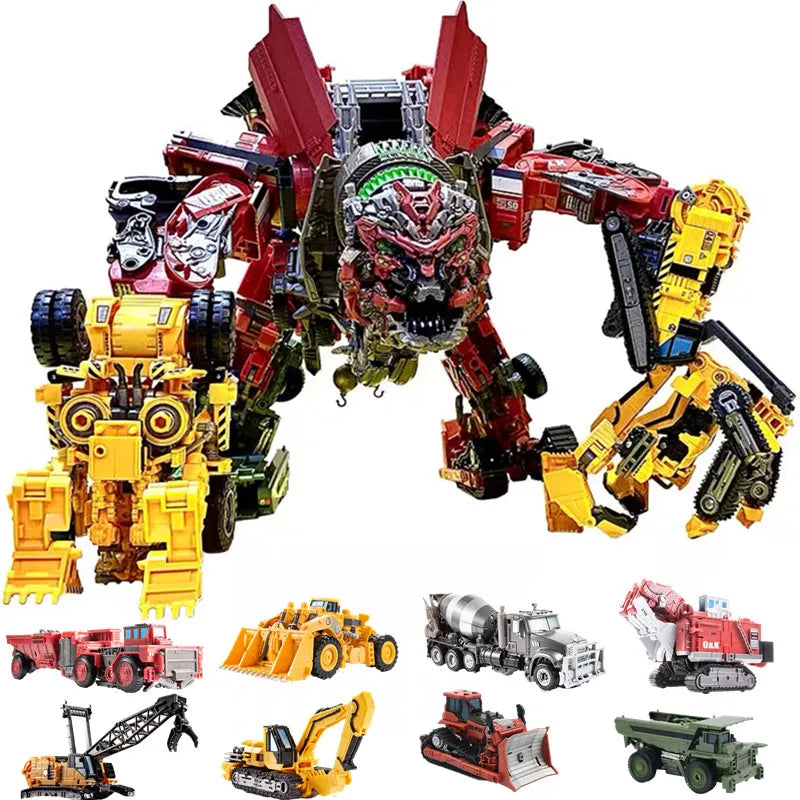 8-in-1 Transforming Robot Toy Vehicle Model