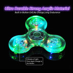 LED Fidget Spinner – Light Up Glow in the Dark Gyroscope Toy