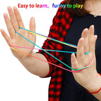 Rainbow String Finger Game – Rope Puzzle Toy for Creative Play