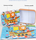 Wooden Jigsaw Puzzle – 60-Piece Animal Toy