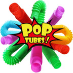4 Pack Mini Pop Tubes Sensory Fidget Toys