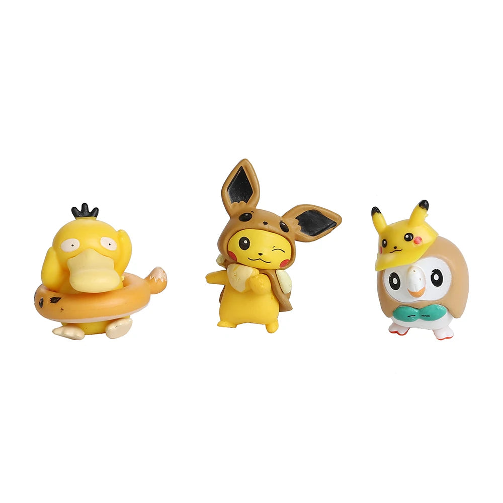 Anime Figure Set Mini PVC Character Collectible Figures