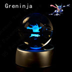 3D Crystal Ball Night Light Glass LED Collectible Lamp