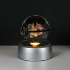 3D Crystal Ball Night Light – LED Decorative Display Lamp