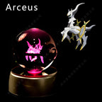 3D Crystal Ball Night Light – LED Glass Decorative Lamp