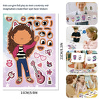 Cartoon Stickers – Waterproof DIY Graffiti Sheets for Kids