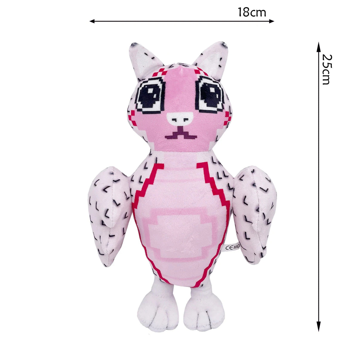 Strawberry Elephant Plush Toy Soft Character Stuffed Doll