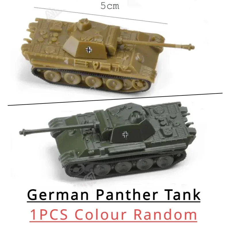 Tank Model Kit – 1:144 Scale Military Vehicle Set