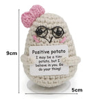 Custom Crochet Dolls Handmade Pocket Hug Animal Positive Plant Bespoke Unique Knitted Doll Plush Toy Gift for The One I Love