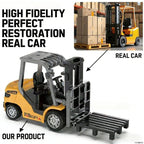 RC Forklift Car –  Mini Alloy Truck with Trailer