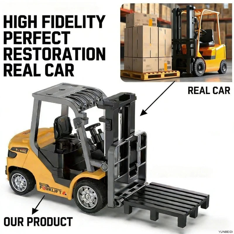 RC Forklift Car –  Mini Alloy Truck with Trailer