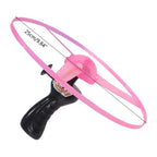 LED Flying Disc Toy – Luminous Pull String UFO Outdoor Game