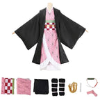 New Kamado Nezuko Cosplay Costume Japanese Anime Carnival Party Adult Uniform Girl Halloween Costume for