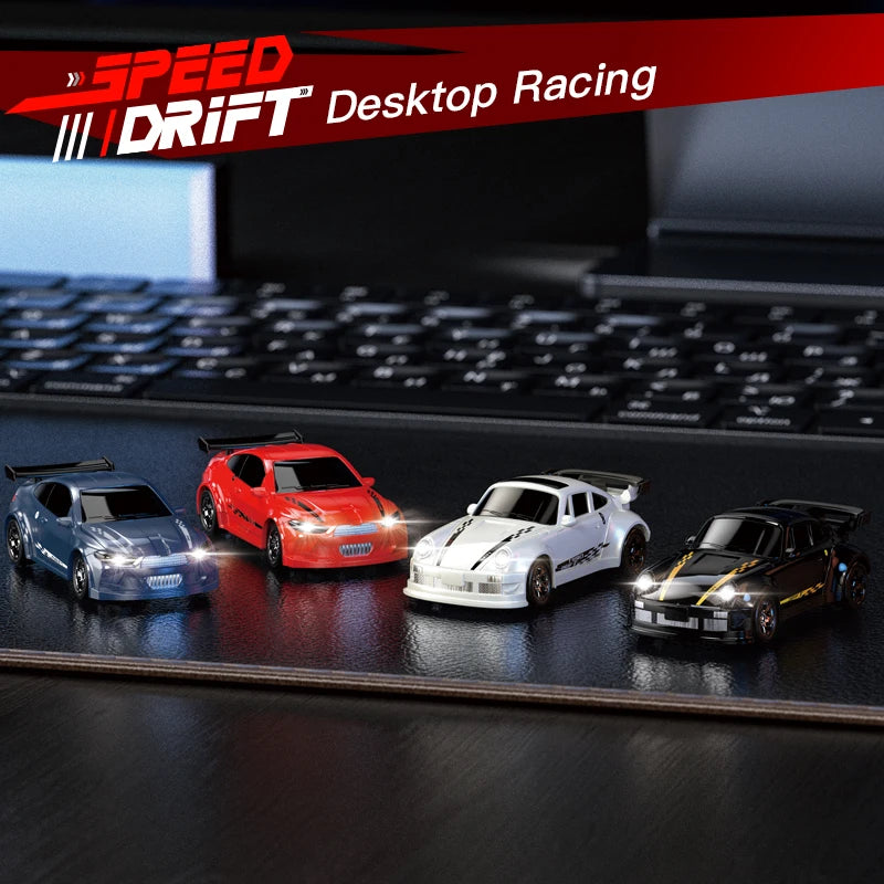 Mini RC Car 1:64 4WD Drift Racing Remote Control Car