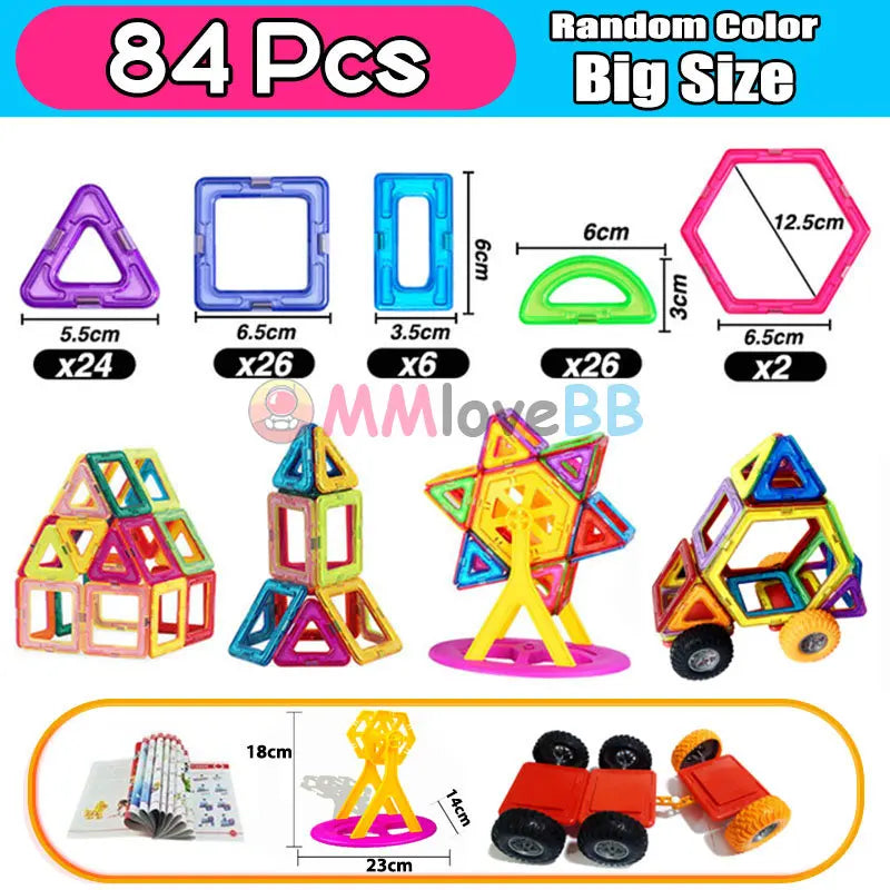 Magnetic Blocks for Kids – Creative Building Construction Set