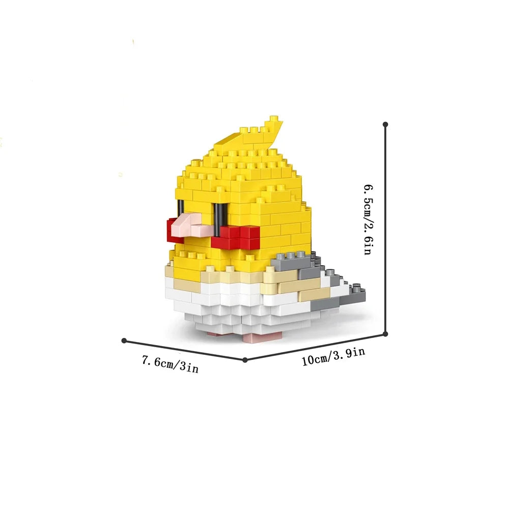 Parrot Building Blocks – Colorful Micro 3D Model Kit
