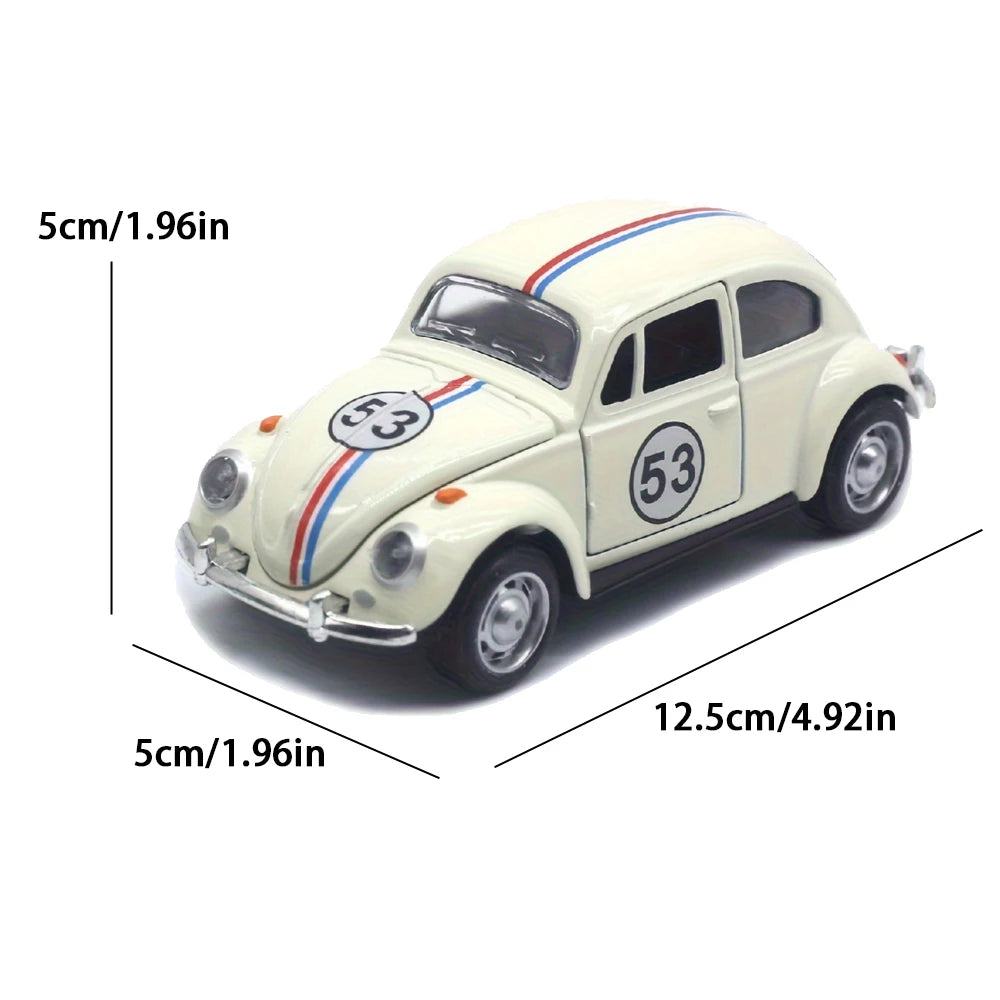 Vintage Diecast Racing Car – 1:32 Metal Pull-Back Collectible