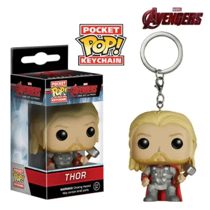 Superhero Keychain Figure – 4cm Vinyl Collectible Toy