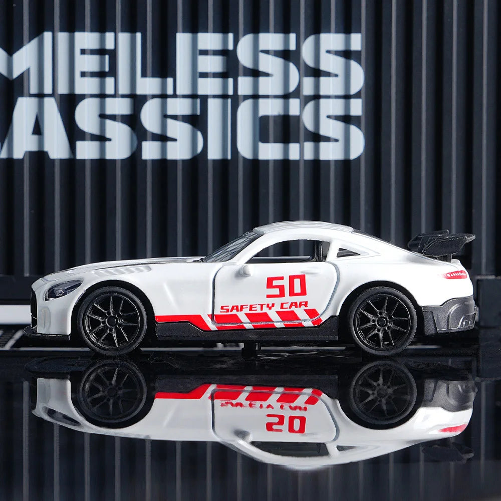 Diecast Car Model – White Alloy Sports Car Collectible