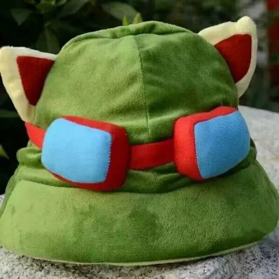 Anime Character Plush Hat – Soft Cosplay Cap for Outdoor Parties