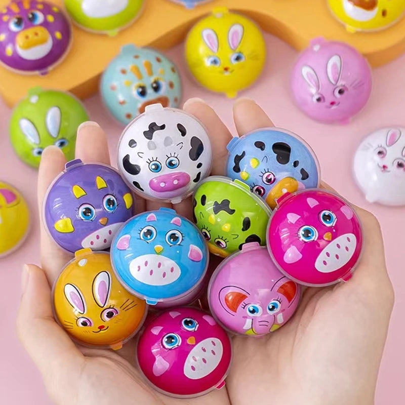 10PCS 4cm Mini Pull Back Animal Car Play Toy Christmas Wedding Gifts Guests Toys Kids Birthday Party Favor
