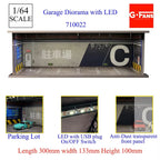 1:64 Car Garage Diorama – Mini Parking Lot Display Scene