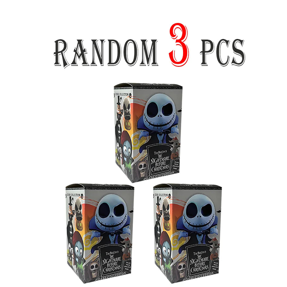 The Nightmare Before Christmas Blind Box Hot Figures Jack Sally Cosbi Collectible Figurine Doll Friend Birthday/Christmas Gifts