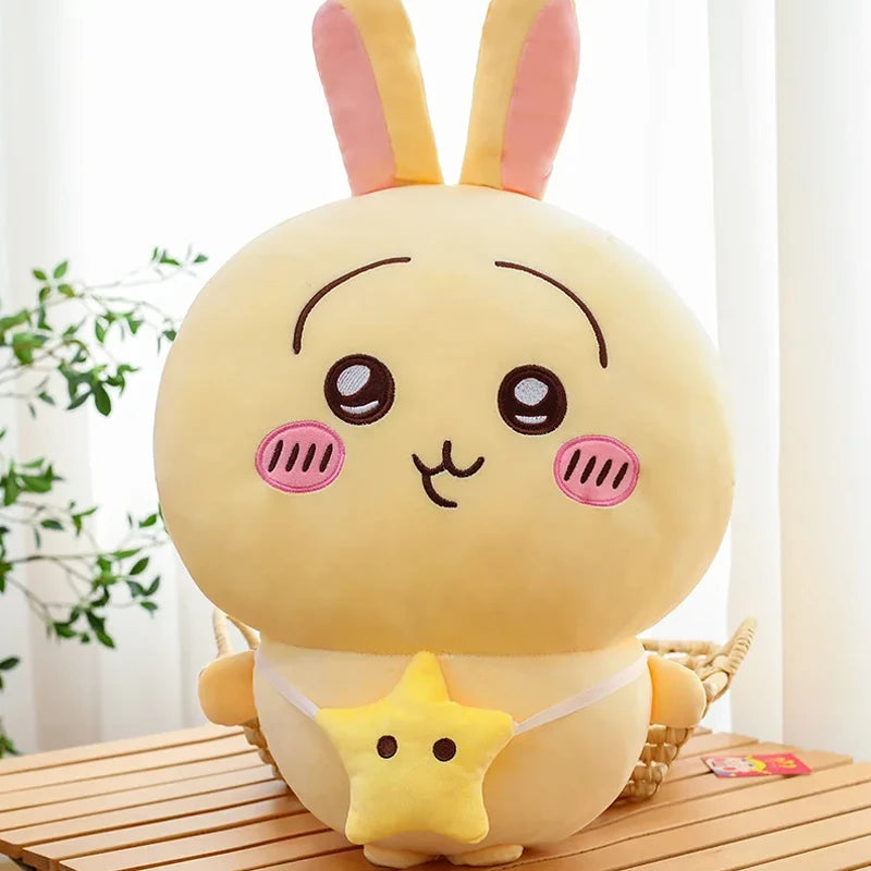 Hot Momonga Plush Pillow Cartoon Hachiware Soft Pillow Cute Usagi Plush Doll Ornament Anime Plush Gift for Girl Home Decoration
