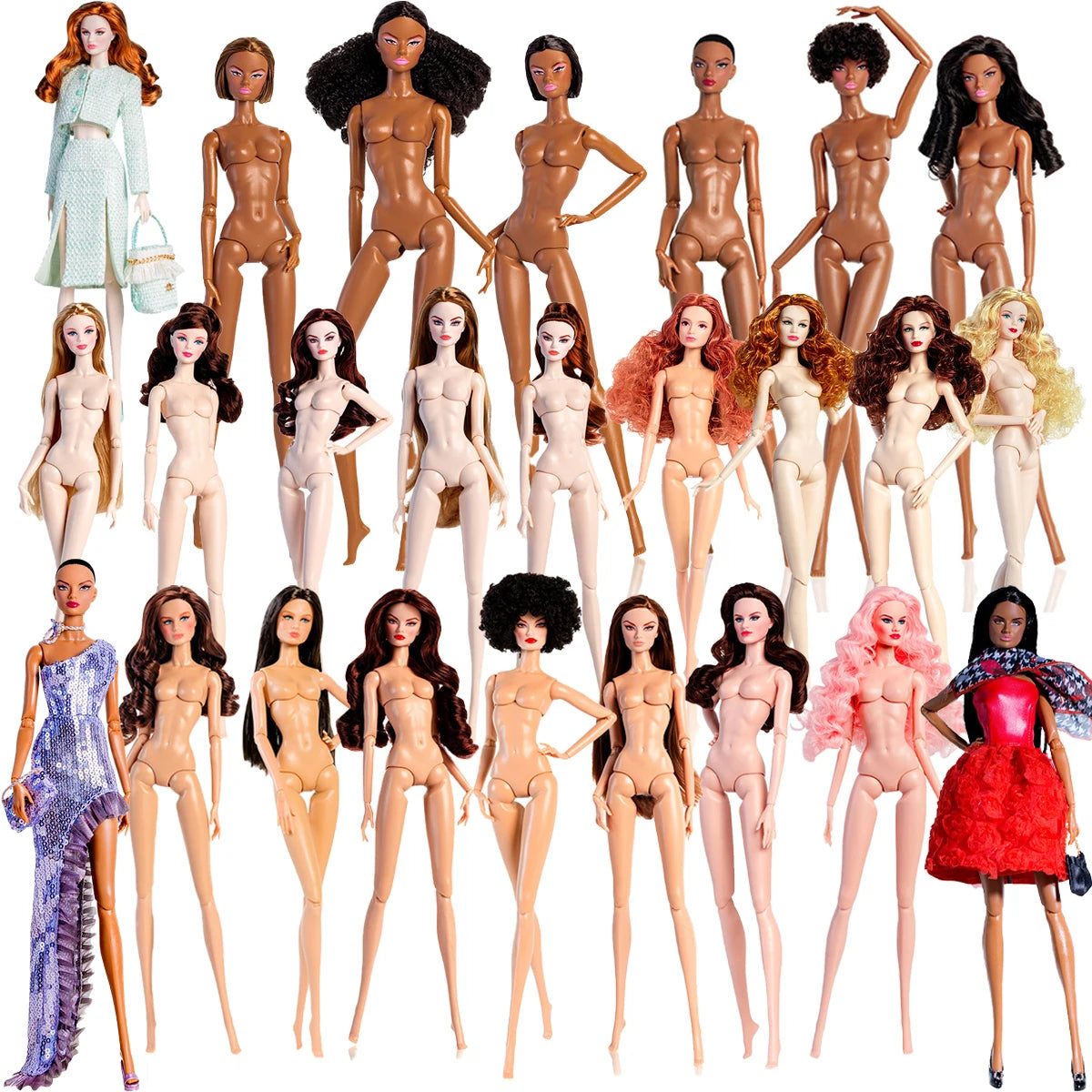 Fashion Doll – 1/6 32cm Supermodel Doll with PVC Design
