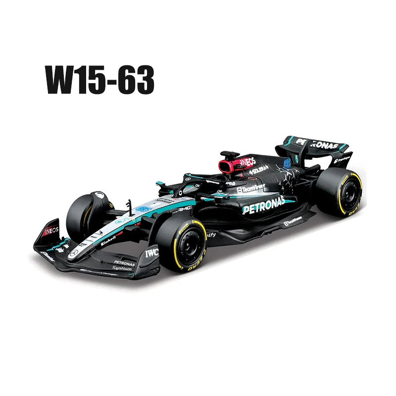 Bburago 1:43 Aston Martin AMR23 Mercedes W14 Red Bull RB19 Miami GP Ferrari SF23 Alpine A523 F1 Model Formula Car Static Racing