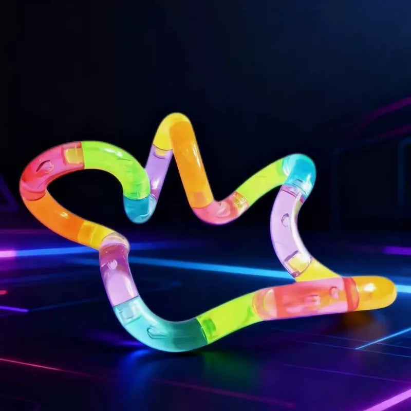 Twist Rope Fidget Toy – Rainbow Deformable Stress Relief Rope