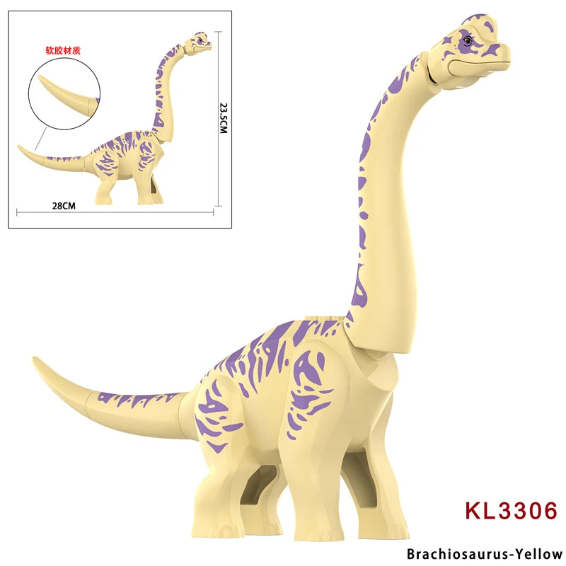 Dinosaur Building Blocks – DIY Dinosaur Brick Model Set