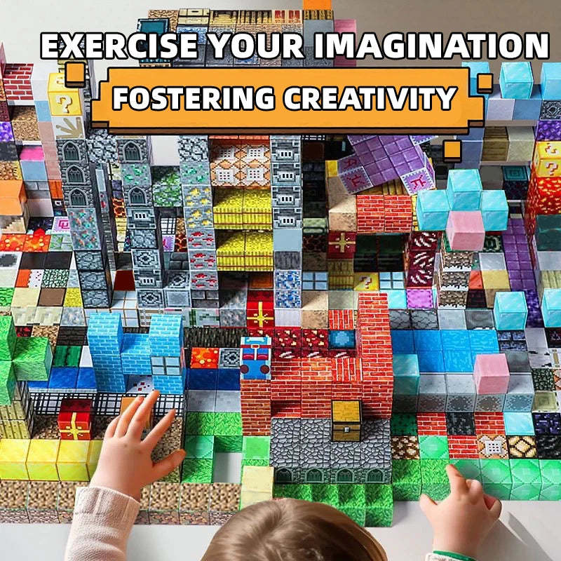 Building Block Storage Box – Magnetic DIY Building Block Set