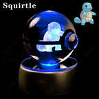 3D Crystal Ball Night Light Glass LED Collectible Lamp