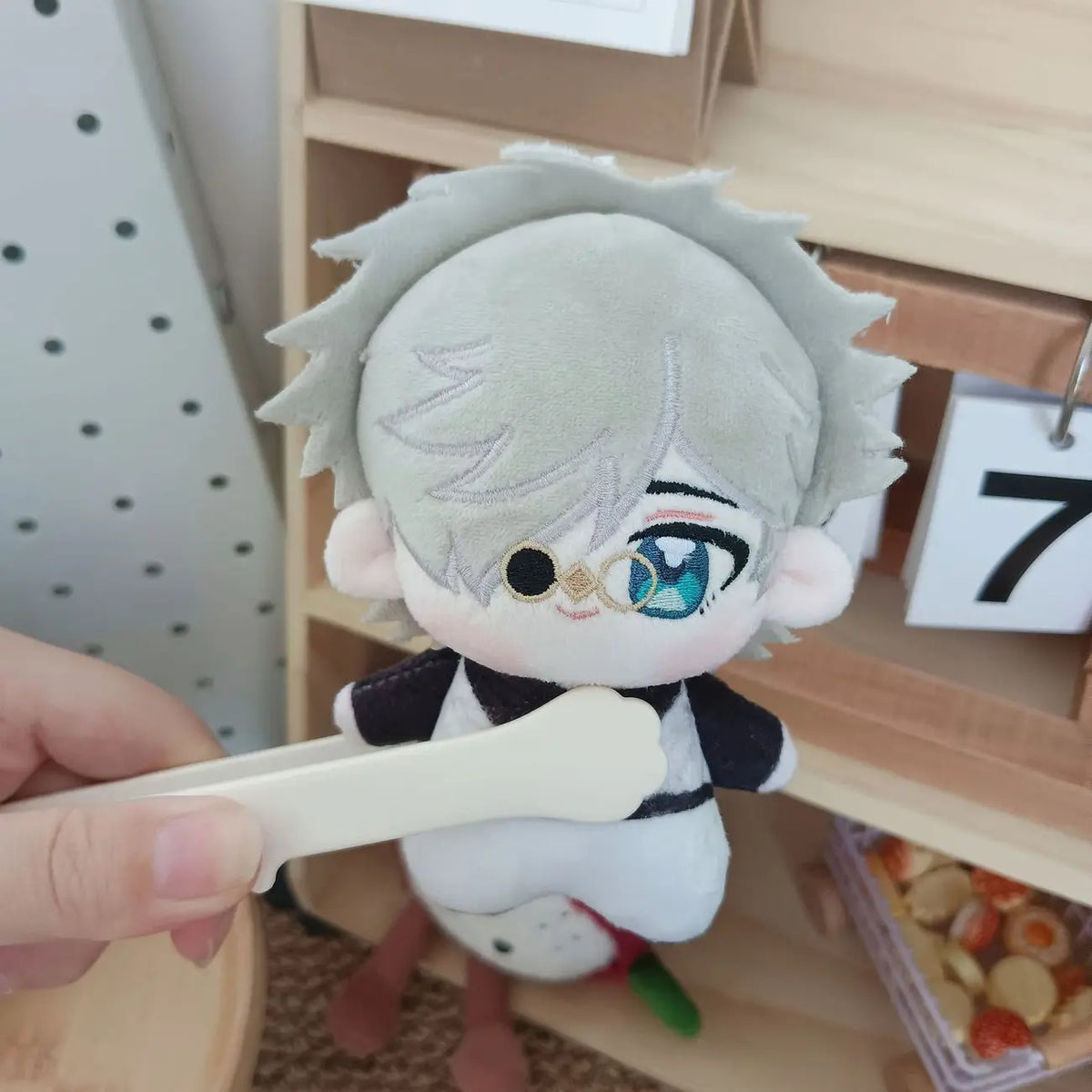 Anime Plush Keychain 10cm Soft Stuffed Doll Pendant